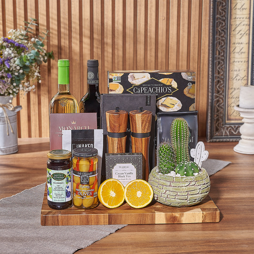 Kosher Grand Feast Wine Gift Basket - Kosher Gift Basket - Connecticut Delivery