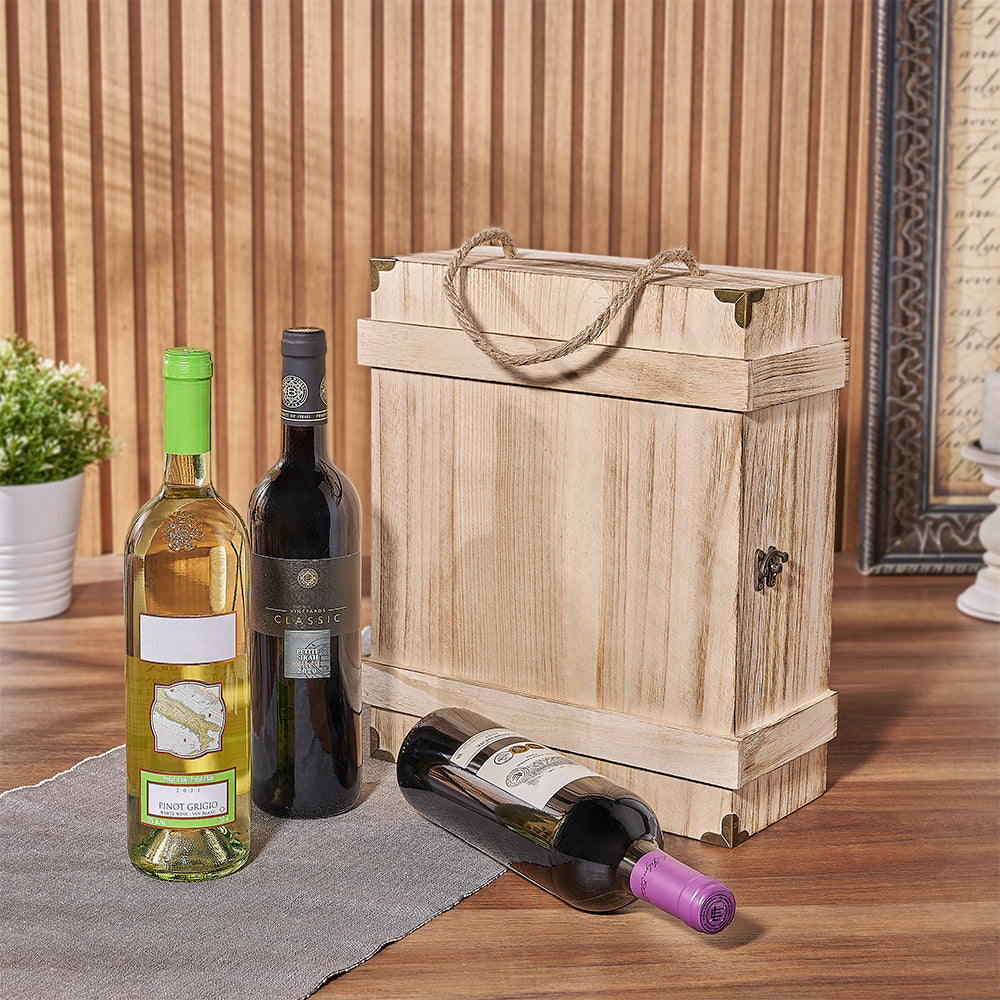 Trio of Kosher Wines – how the gift is presented