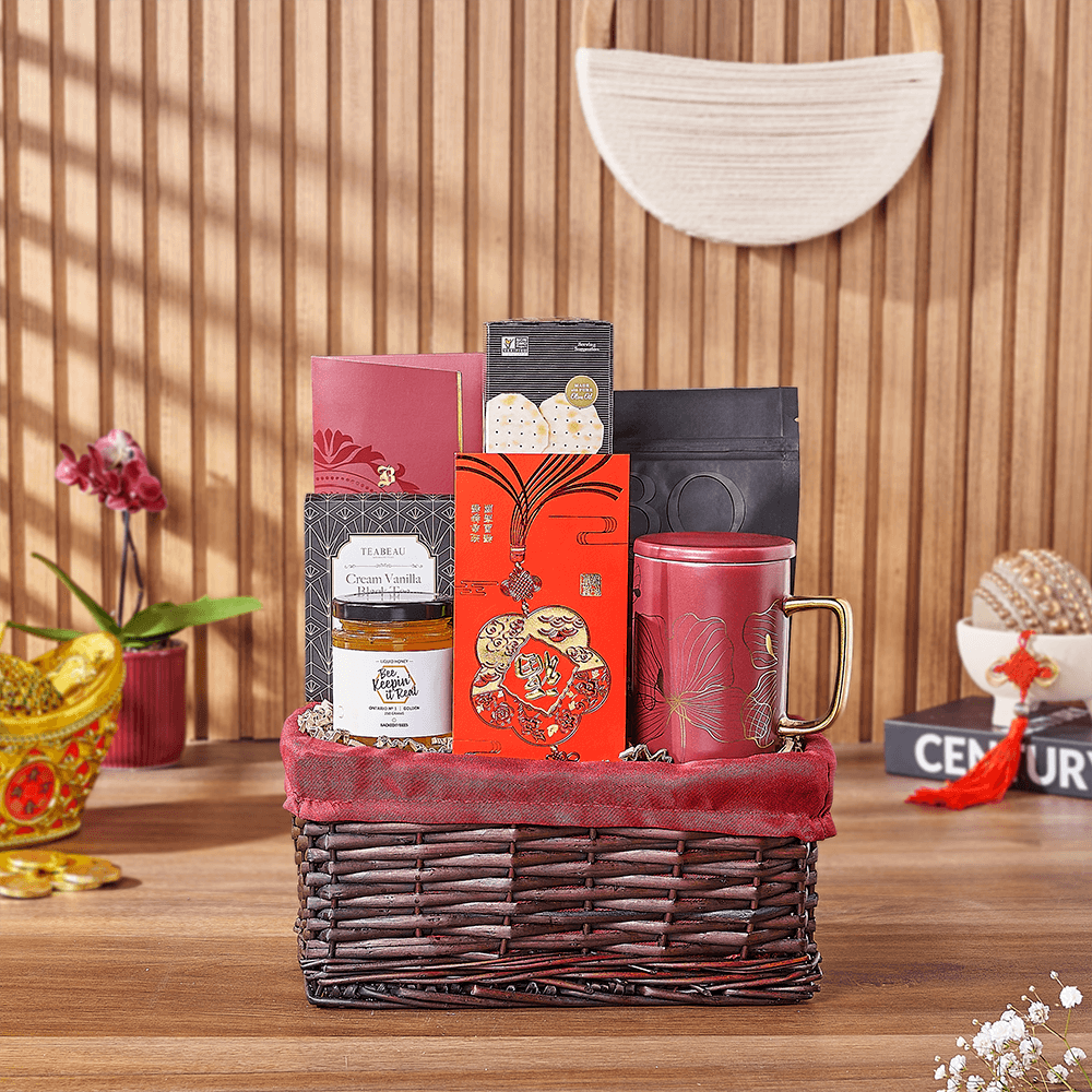 Chinese New Year Tea Time Gift, chinese new year gift, chinese new year, lunar new year gift, lunar new year, tea gift, tea, Connecticut delivery