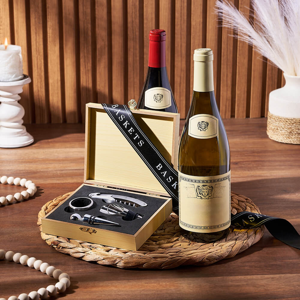Two Bottles Wine Gift Case – how the gift is presented