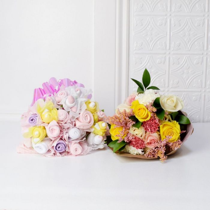 Baby Girl Gift Bouquet – how the gift is presented