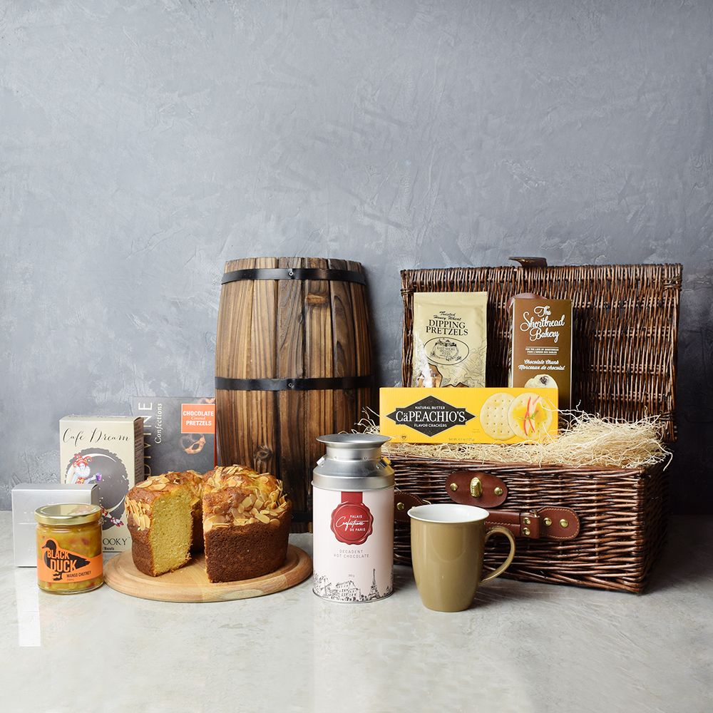 Deluxe Mango Chutney Gift Basket – how the gift is presented
