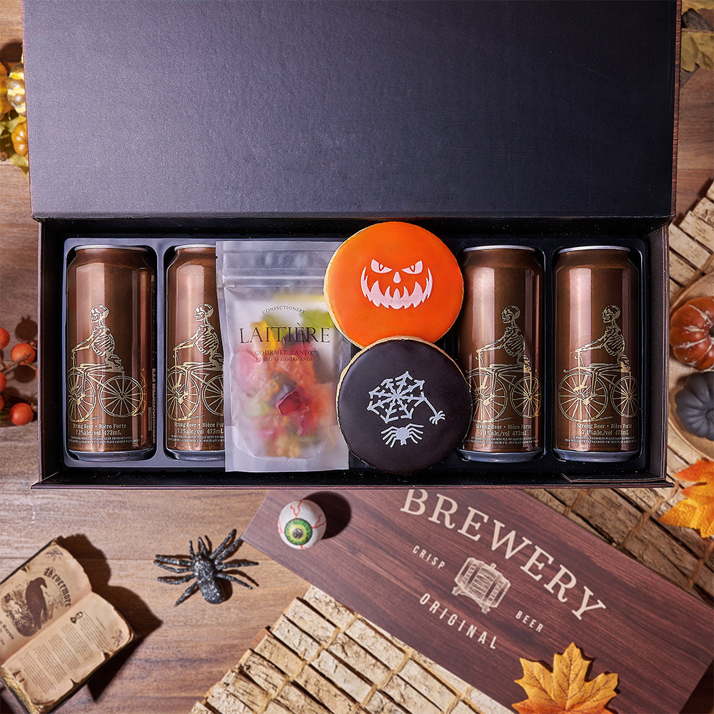 Craft Beer Halloween Gift Box – how the gift is presented