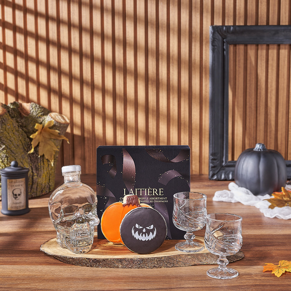 Halloween Vodka Gift Box – how the gift is presented