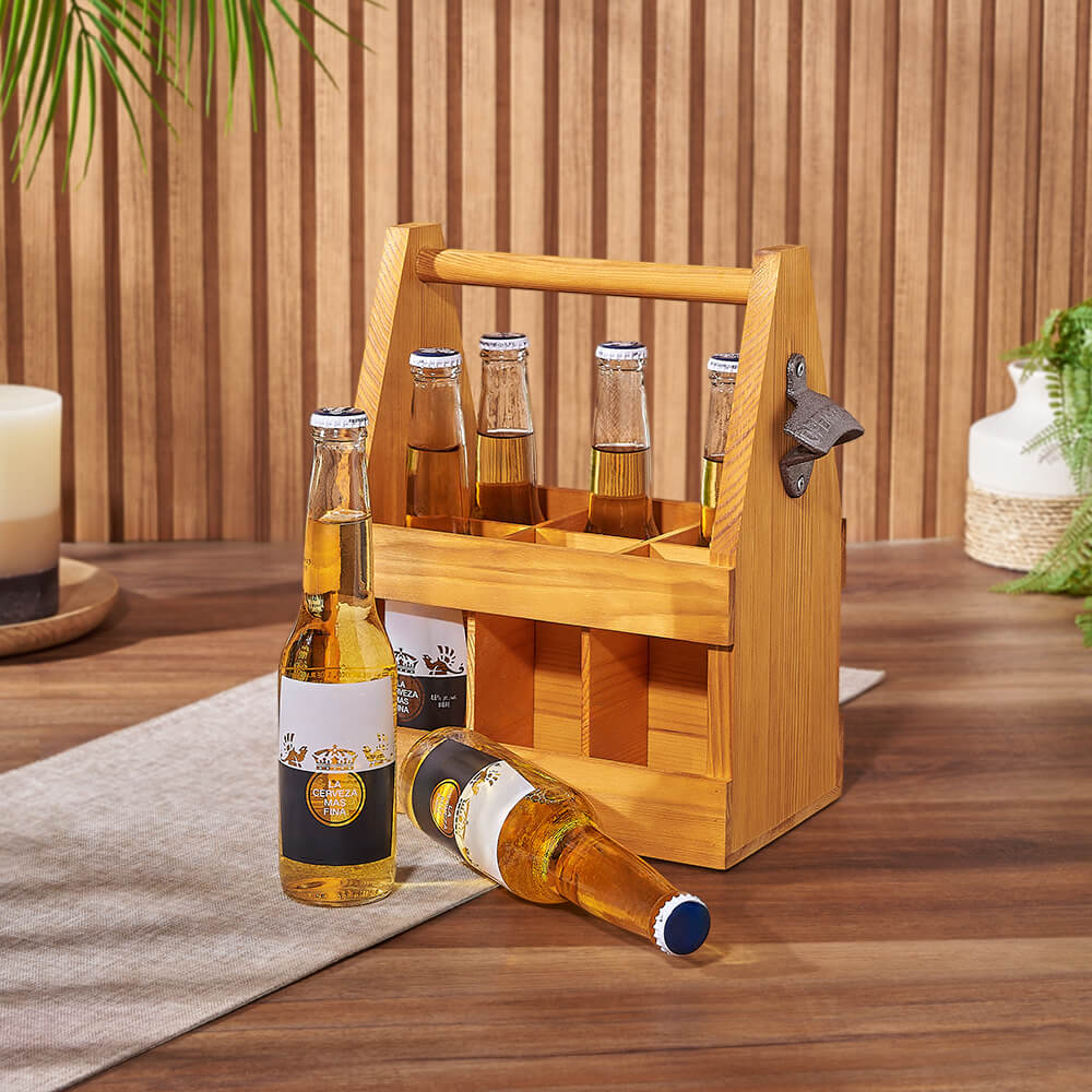 Father's Day Six-Bottle Beer Gift – how the gift is presented