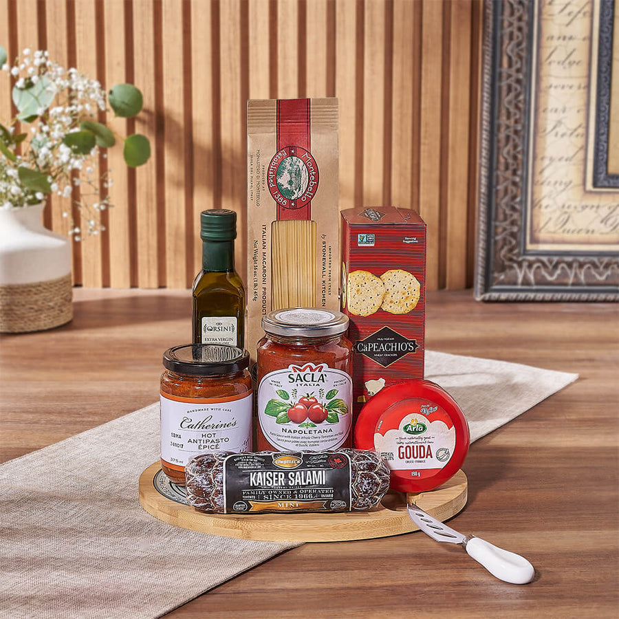 A Taste Of Sicily gift basket from Connecticut Baskets