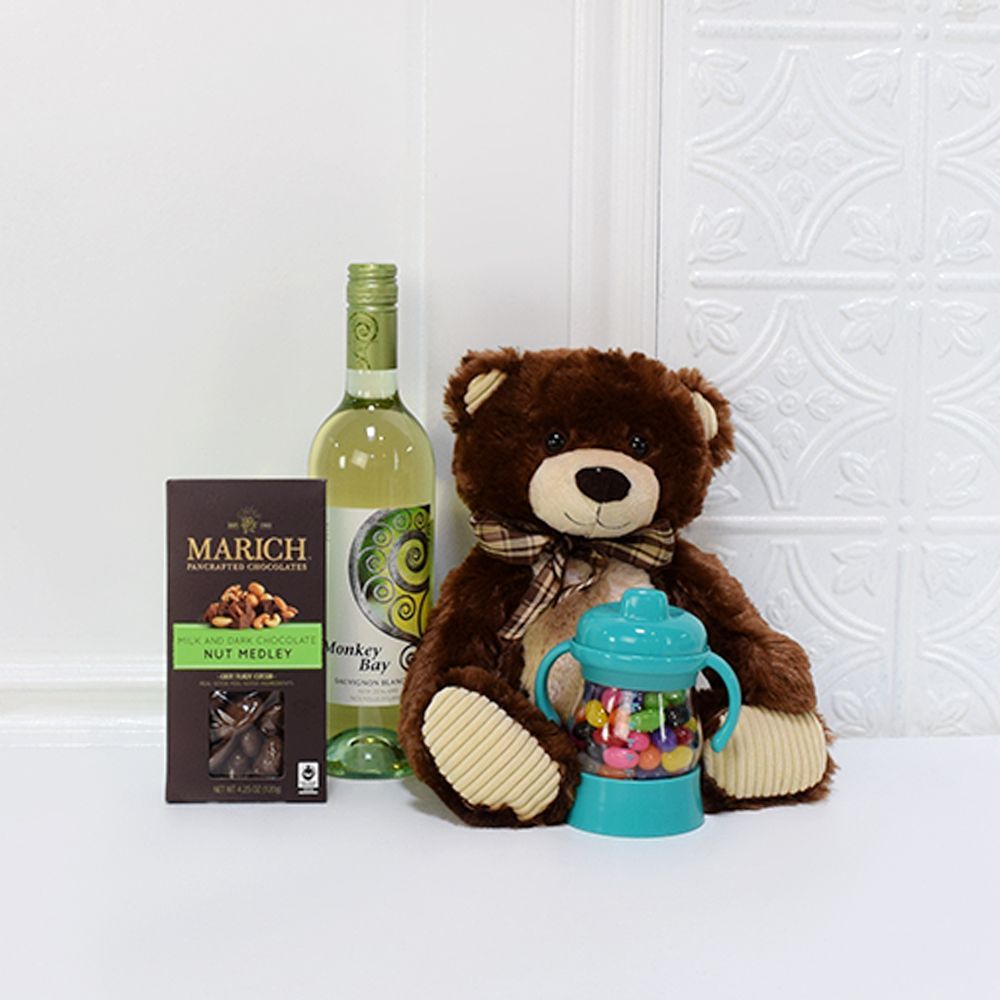 Baby Bear Sweet Celebration Set from Connecticut Baskets - Connecticut Delivery