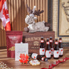 Canada Day Sweet Treat & Beer Gift, beer gift, beer, canada day gift, canada day, cookie gift, cookie, Connecticut delivery