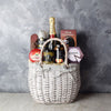 Cheese, Chutney & Champagne Gift Set from Connecticut Baskets - Connecticut Delivery