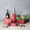 Christmas Morning Wine Gift Set from Connecticut Baskets - Connecticut Delivery