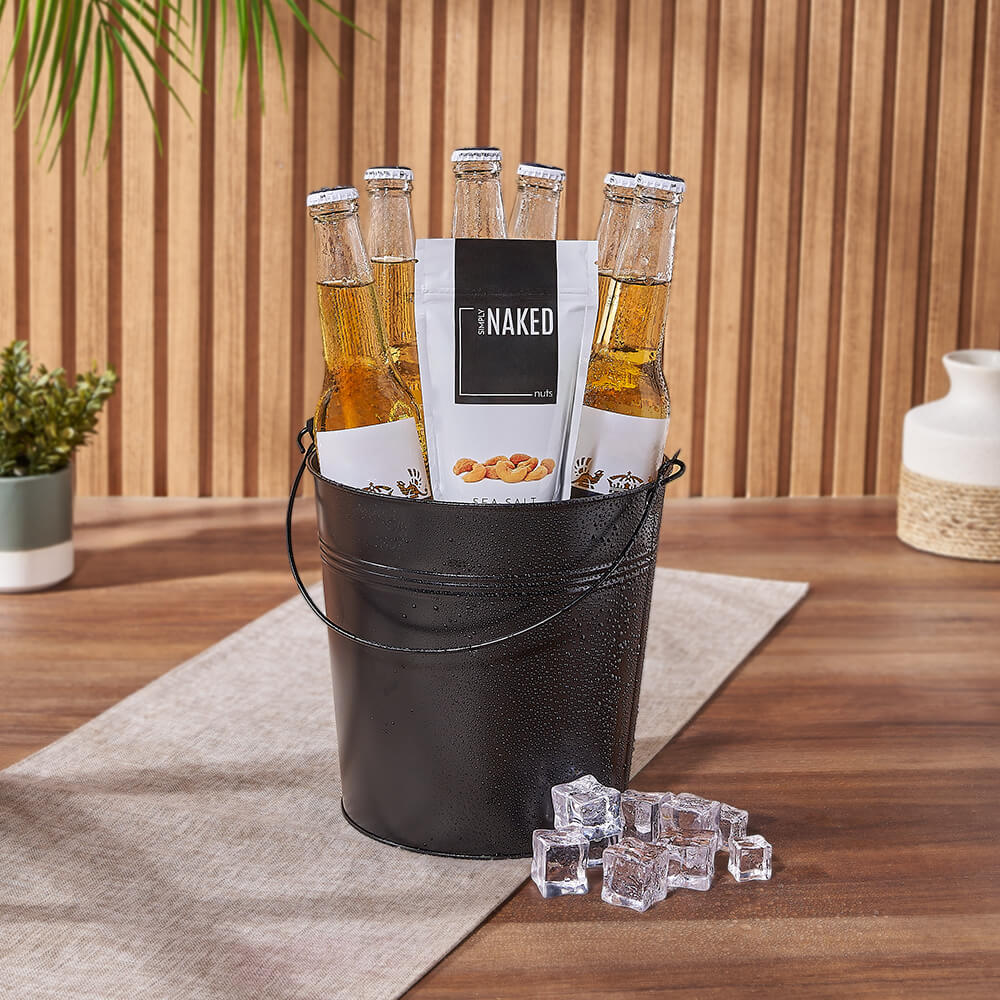 Corona Six-Pack Beer Gift Bucket – how the gift is presented