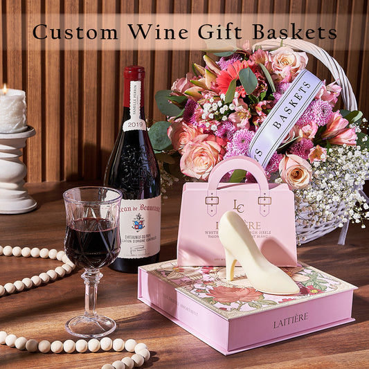 Custom Wine Gift Baskets - ensure that you give a gift that's as unique as they are, every time. Connecticut Delivery