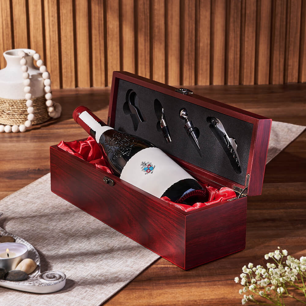 Decadent Wine Gift Box, wine gift, wine, wine tool gift, wine tool, Connecticut delivery