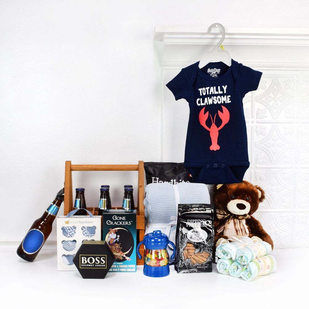 Deluxe Baby Boy Blue Gift Set from Connecticut Baskets - Connecticut Delivery