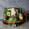 Deluxe Holiday Beer & Cheese Ball Gift Basket from Connecticut Baskets - Connecticut Delivery