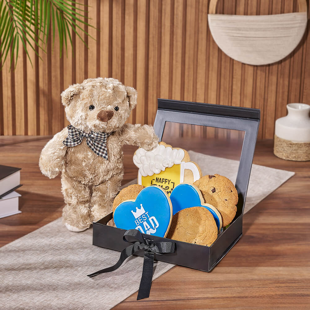 Father's Day Plush Bear Box – how the gift is presented