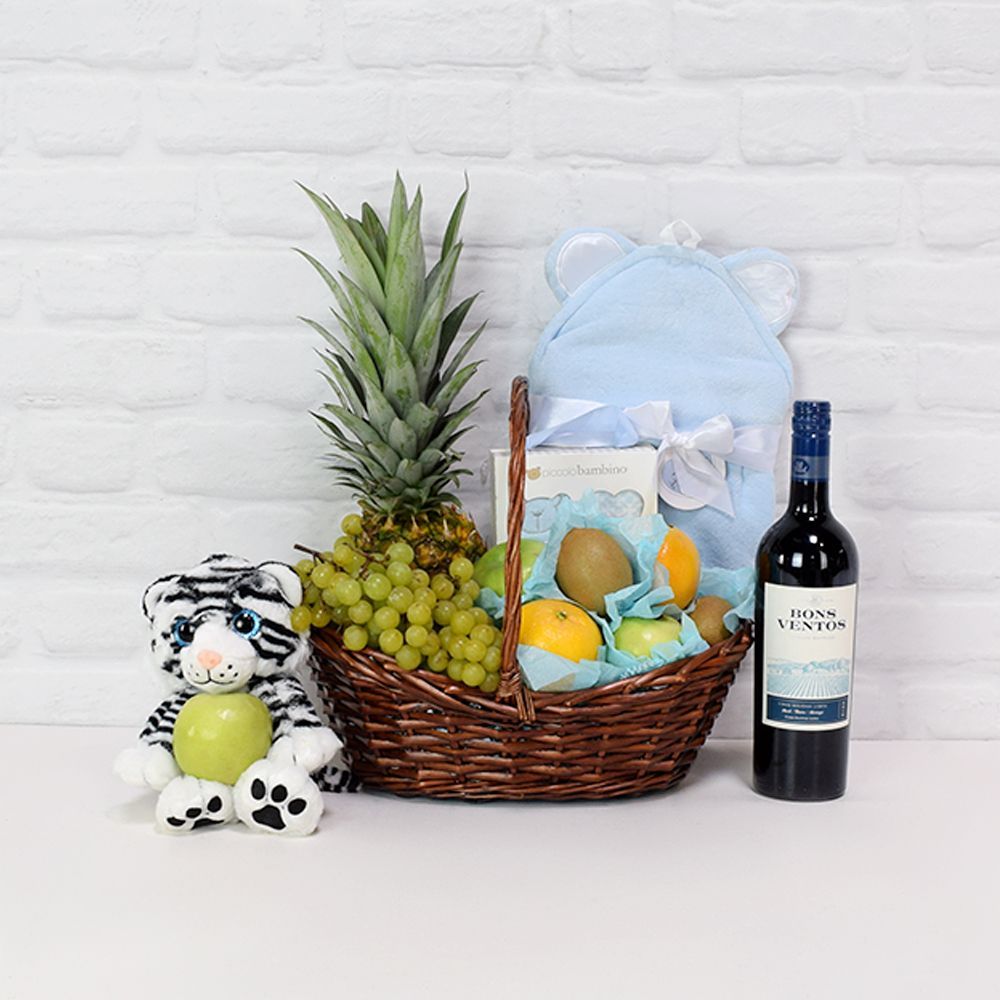 Fruit Cocktail & Cuddles Gift Set from Connecticut Baskets - Connecticut Delivery