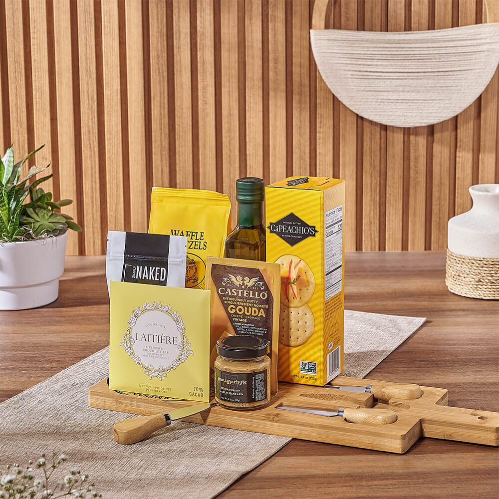 Artisan Cheese Snack Box – how the gift is presented