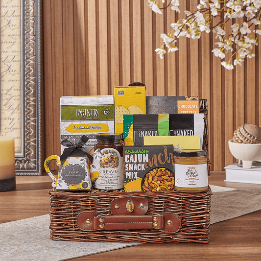 Halal Soothing Snack Basket, tea gift, tea, snack gift, snack, halal gift, halal