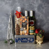 Happy Holidays Beer & Snacks Gift Basket from  Connecticut Baskets - Connecticut Delivery