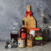 Holiday Liquor Decanter & Treats Basket from Connecticut Baskets - Connecticut Delivery