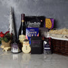 Holiday Treats & Wine Gift Basket from Connecticut Baskets - Connecticut Delivery