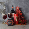 Holiday Wine & Cheese Gift Basket from Connecticut Baskets - Connecticut Delivery