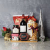 Holiday Wine & Cheese Snack Basket from Connecticut Baskets - Connecticut Delivery