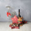 Hollyberry Christmas Liquor Set from Connecticut Baskets - Connecticut Delivery