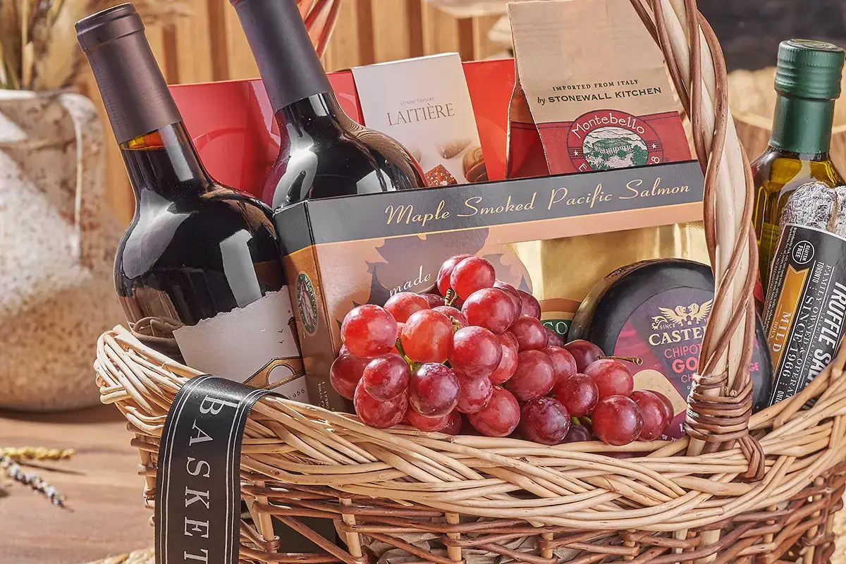 Connecticut gift basket prepared for delivery by Connecticut Baskets
