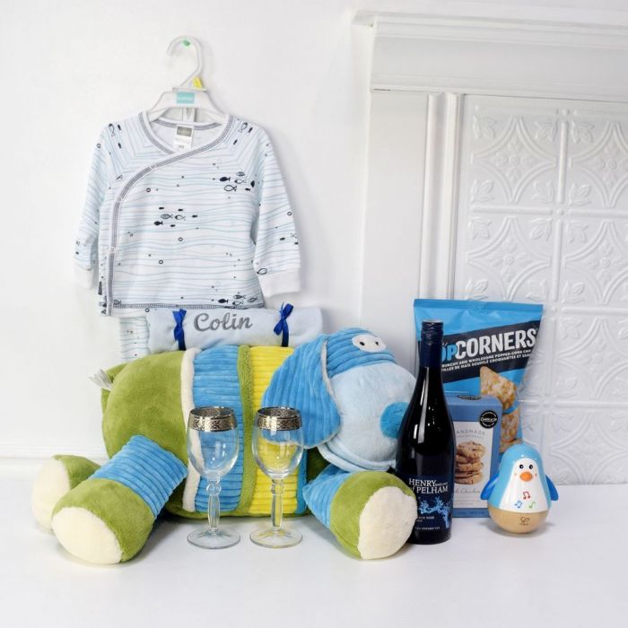 New Parent Luxury Gift Basket from Connecticut Baskets - Connecticut Delivery