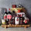 Opulent Christmas Wine & Chocolate Gift Basket from Connecticut Baskets - Connecticut Delivery