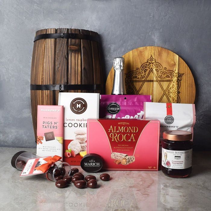 Prestigious Rosh Hashanah Chocolate Gift Set from Connecticut Baskets - Connecticut Delivery