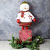 Snowman & Gourmet Chocolates Gift Set From Connecticut Baskets - Connecticut Delivery