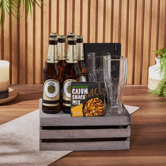 St. James Town Beer & Snack Basket – Connecticut baskets – Connecticut delivery