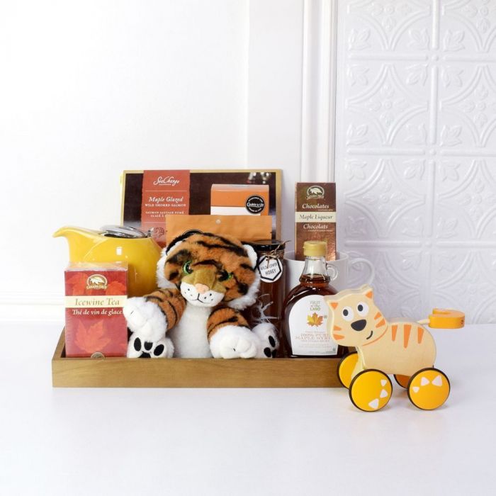 Baby Arrival Gift Basket – how the gift is presented