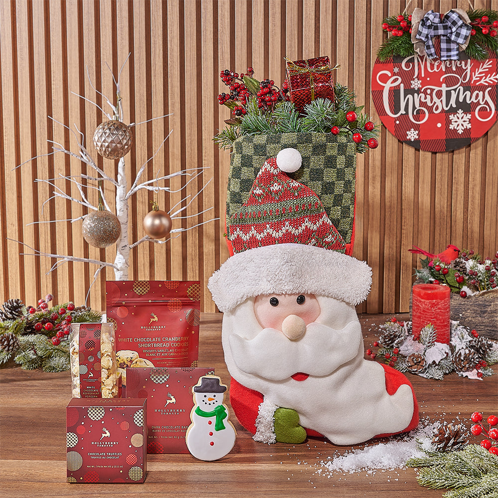 Christmas Chocolate Stocking Gift – how the gift is presented