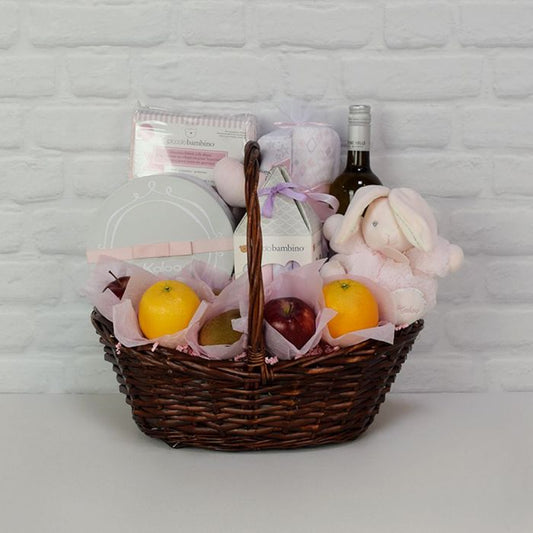 The Cutie Pie Gift Basket from Connecticut Baskets - Baby Gift Set - Connecticut Delivery.