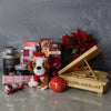 Yuletide Snacking Basket from Connecticut Baskets - Christmas Gift Set - Connecticut Delivery.