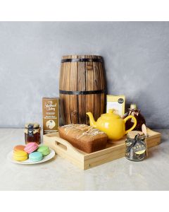 Cookies & Tea Gift Set, gourmet gift baskets, gift baskets, gourmet gifts
