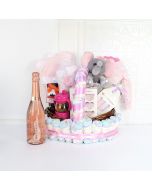 Pretty Little Rockstar Gift Set, baby gift baskets, champagne gift baskets
