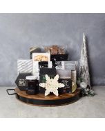 Holiday Snowflake Snack Gift Set, gourmet gift baskets, gourmet gifts, gifts
