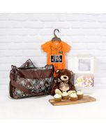 TOT & MOM GIFT BASKET, baby gift basket, welcome home baby gifts, new parent gifts
