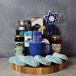 Kosher Treats & Coffee Hanukkah Basket Connecticut
